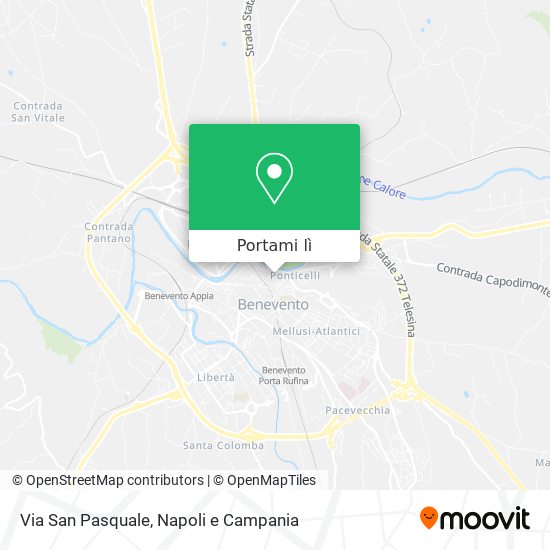 Mappa Via San Pasquale