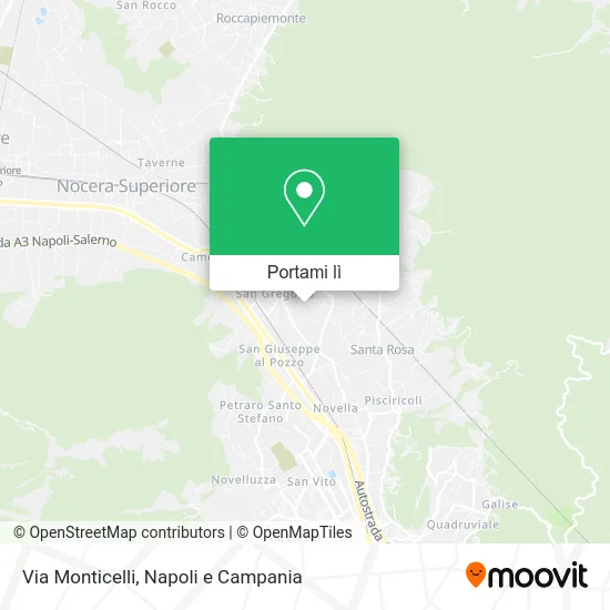 Mappa Via Monticelli