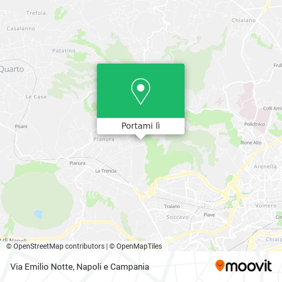 Mappa Via Emilio Notte