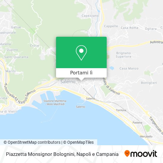Mappa Piazzetta Monsignor Bolognini