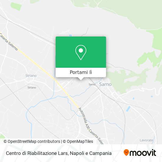 Mappa Centro di Riabilitazione Lars