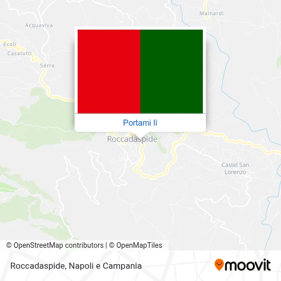 Mappa Roccadaspide