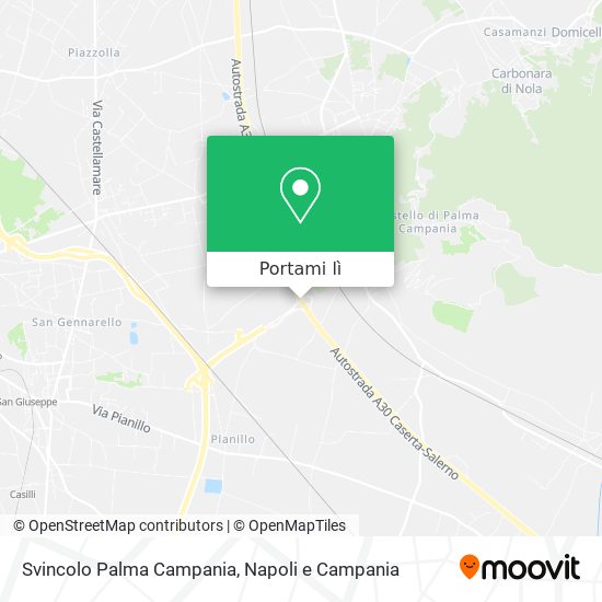 Mappa Svincolo Palma Campania