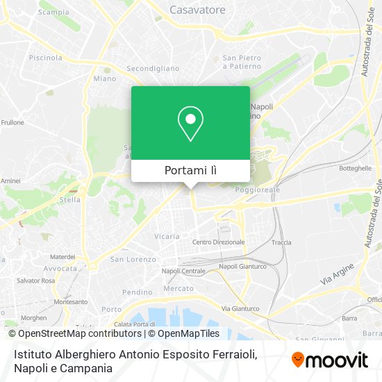 Mappa Istituto Alberghiero Antonio Esposito Ferraioli