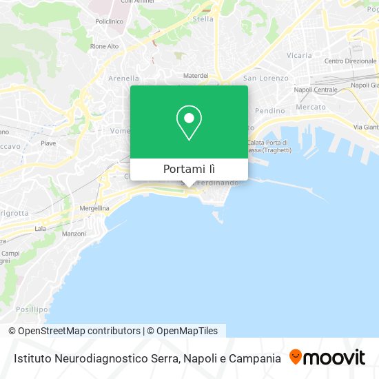 Mappa Istituto Neurodiagnostico Serra