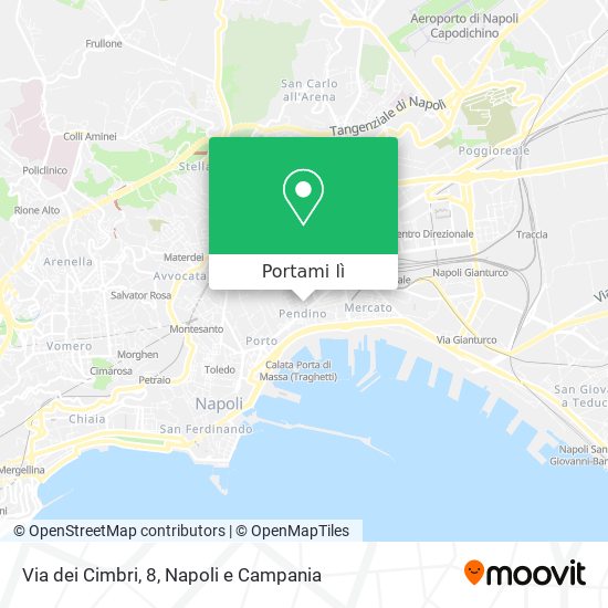 Mappa Via dei Cimbri, 8