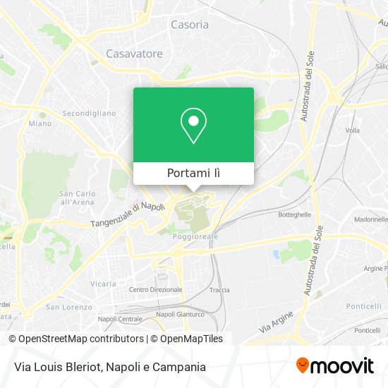 Mappa Via Louis Bleriot