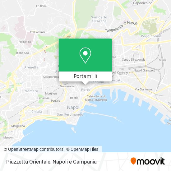 Mappa Piazzetta Orientale