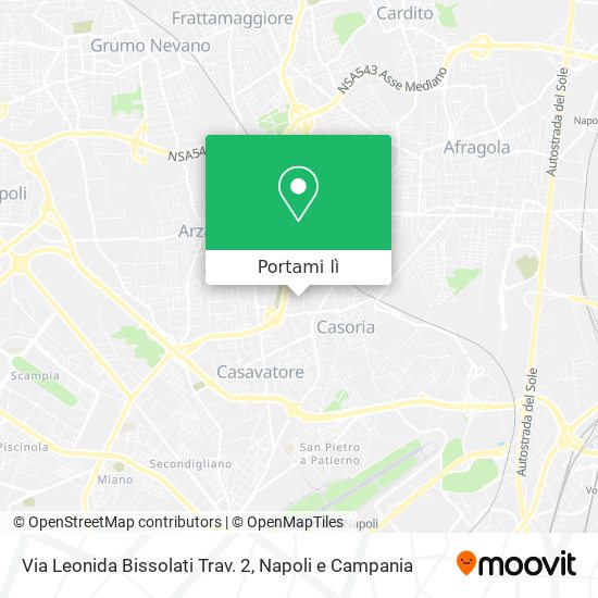 Mappa Via Leonida Bissolati Trav. 2