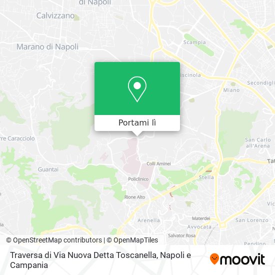 Mappa Traversa di Via Nuova Detta Toscanella