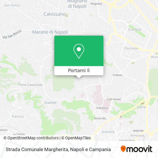 Mappa Strada Comunale Margherita