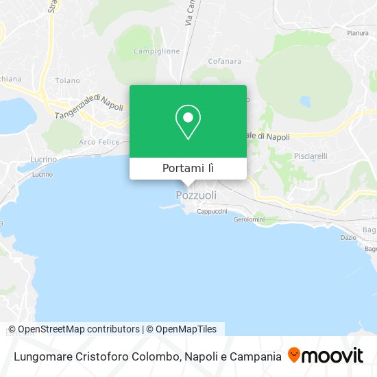Mappa Lungomare Cristoforo Colombo