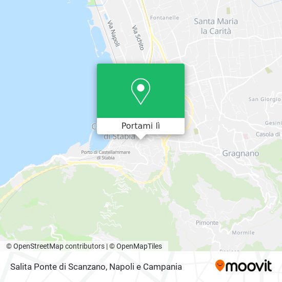 Mappa Salita Ponte di Scanzano