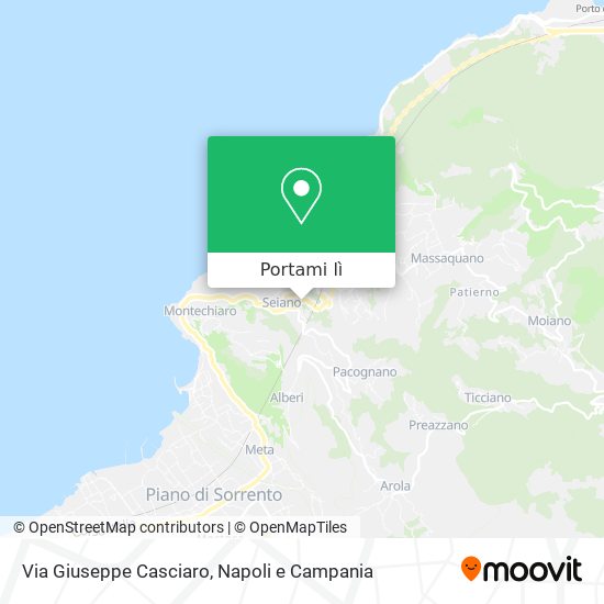 Mappa Via Giuseppe Casciaro
