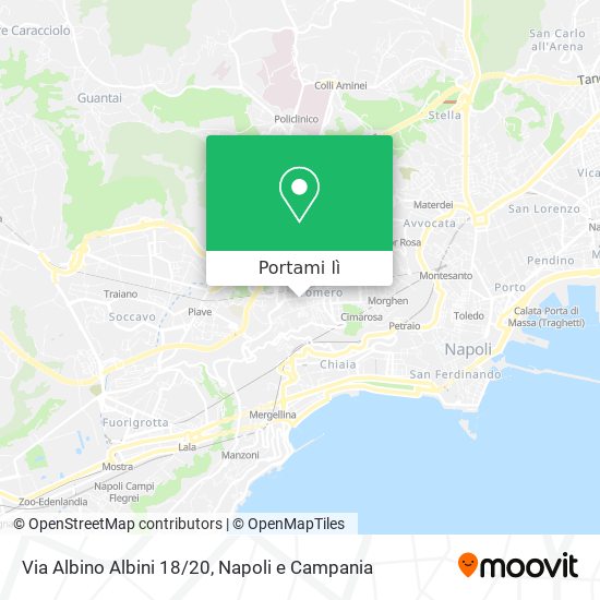 Mappa Via Albino Albini 18/20