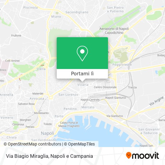 Mappa Via Biagio Miraglia