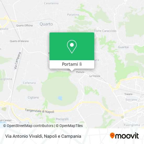 Mappa Via Antonio Vivaldi
