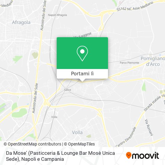 Mappa Da Mose' (Pasticceria & Lounge Bar Mosè Unica Sede)