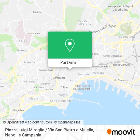 Mappa Piazza Luigi Miraglia / Via San Pietro a Maiella
