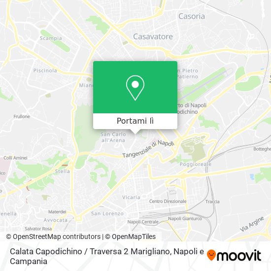 Mappa Calata Capodichino / Traversa 2 Marigliano