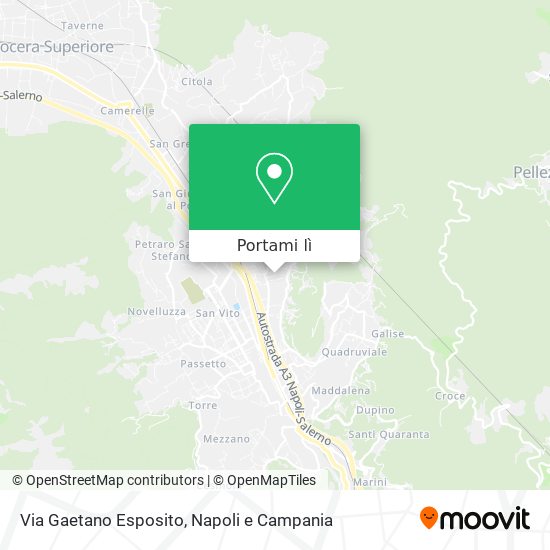 Mappa Via Gaetano Esposito