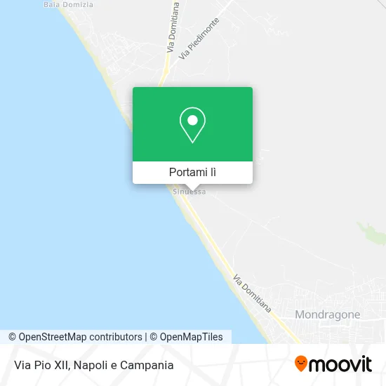 Mappa Via Pio XII
