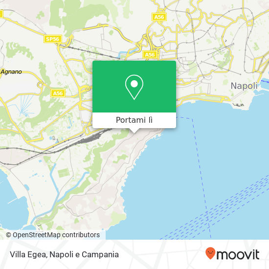 Mappa Villa Egea