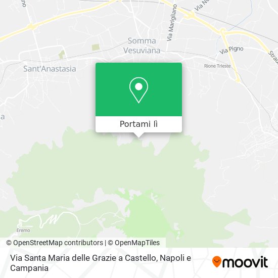 Mappa Via Santa Maria delle Grazie a Castello