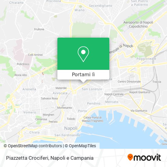 Mappa Piazzetta Crociferi