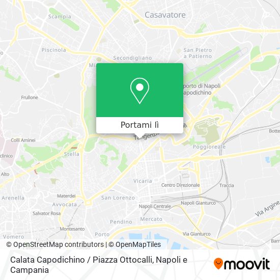 Mappa Calata Capodichino / Piazza Ottocalli