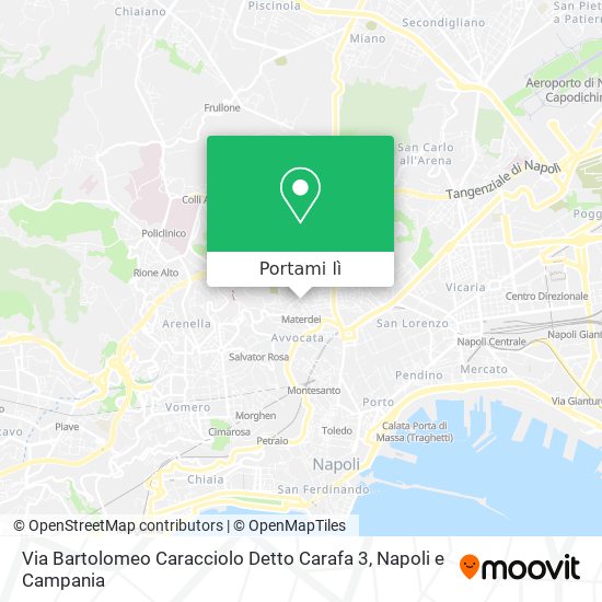 Mappa Via Bartolomeo Caracciolo Detto Carafa 3