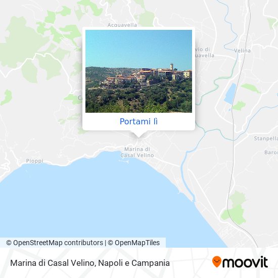 Mappa Marina di Casal Velino