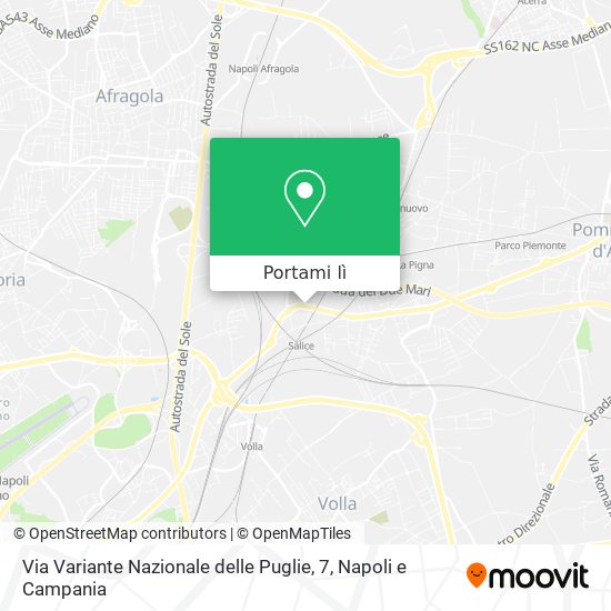 Mappa Via Variante Nazionale delle Puglie, 7