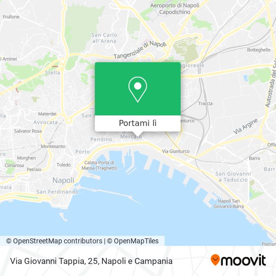 Mappa Via Giovanni Tappia, 25