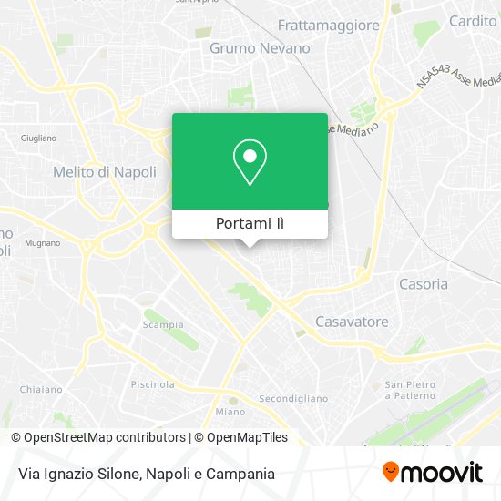 Mappa Via Ignazio Silone