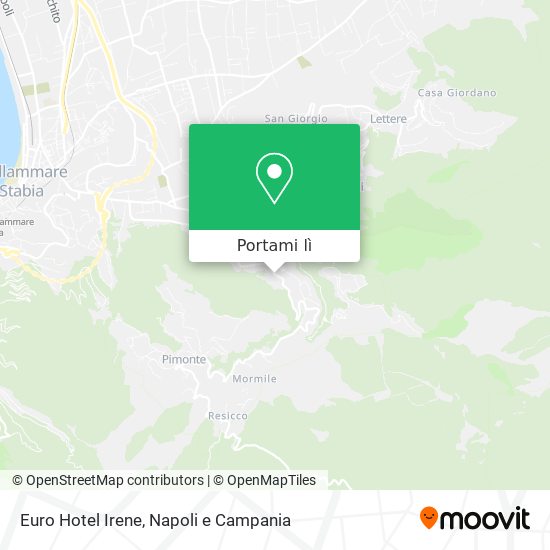 Mappa Euro Hotel Irene