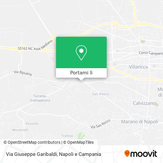 Mappa Via Giuseppe Garibaldi