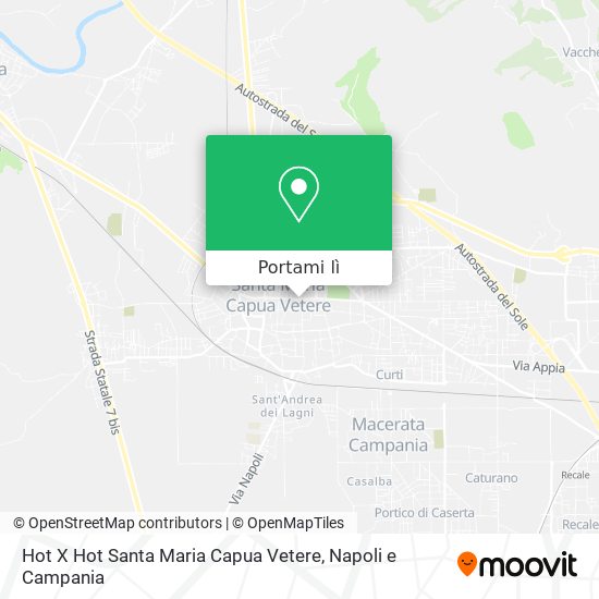 Mappa Hot X Hot Santa Maria Capua Vetere