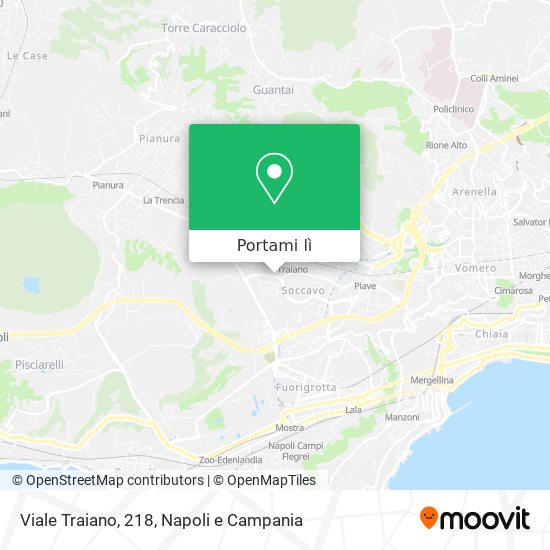Mappa Viale Traiano, 218