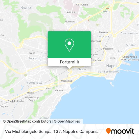 Mappa Via Michelangelo Schipa, 137