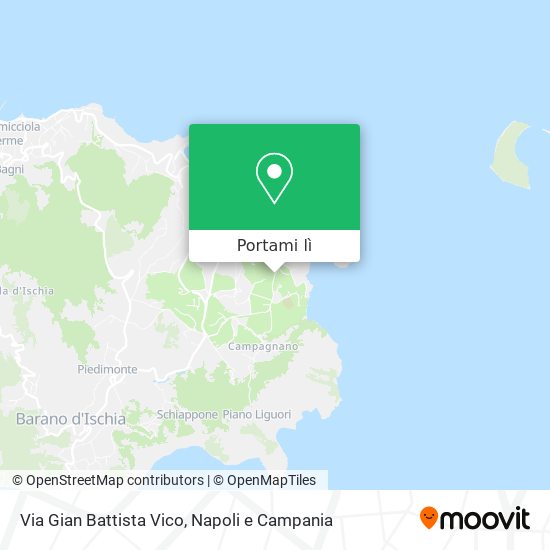 Mappa Via Gian Battista Vico