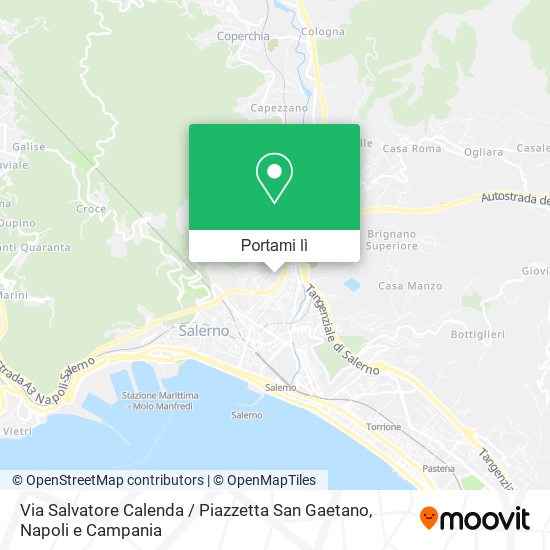Mappa Via Salvatore Calenda / Piazzetta San Gaetano