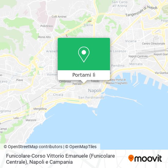 Mappa Funicolare-Corso Vittorio Emanuele (Funicolare Centrale)
