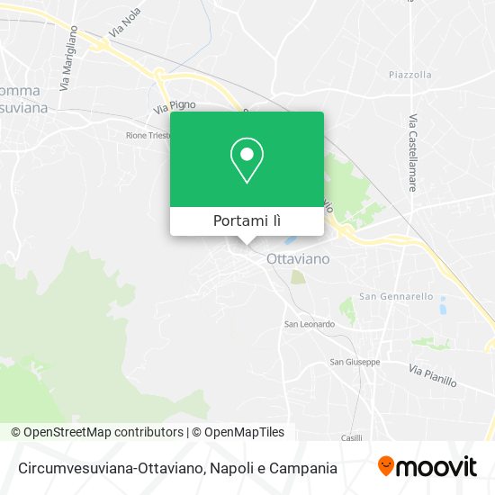 Mappa Circumvesuviana-Ottaviano