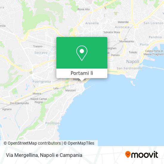 Mappa Via Mergellina