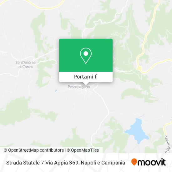 Mappa Strada Statale 7 Via Appia 369