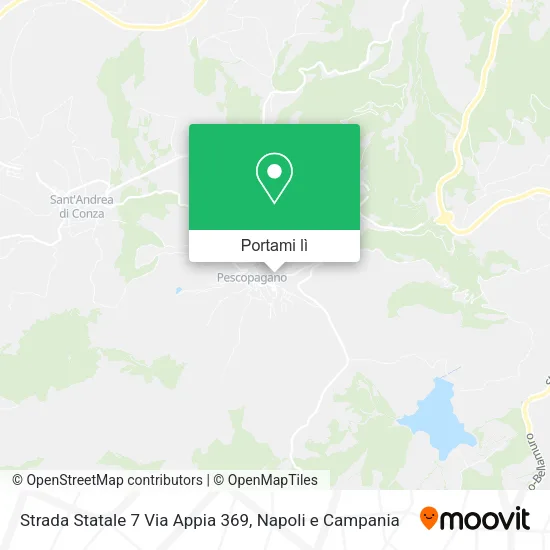 Mappa Strada Statale 7 Via Appia 369