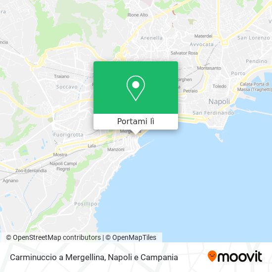 Mappa Carminuccio a Mergellina