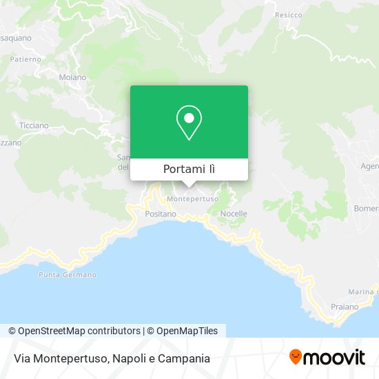 Mappa Via Montepertuso
