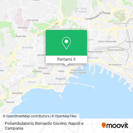 Mappa Poliambulatorio Bernardo Giovino